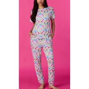 NWT Room Service Layna Knit Pj Set In Western Charm - Western Charm  size S